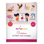 Periwinkle SpringBoard Senior KG - Cursive Letters and Words - Part 1