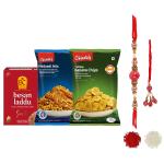 Bhikharam Chandmal & Chheda's - Rakhi | Bhaiya Bhabhi Rakhi | Besan Laddu | Nadyadi Mix | Yellow Banana | Raksha Bandhan