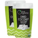 Honestly Organic Dried Coconut Slices - 100g (Pack of 2)