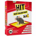 HIT Rat/Mouse Trap Glue Pad, Pack of 3 (Jumbo Size) - No Smell, Non-Poisonous, Easy to Use