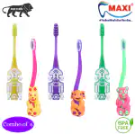 MAXI Oral Care Combo of 6-(3 Kids) Zoom Car Junior Toothbrush & (3 Kids) Bingo Junior Toothbrush