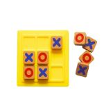 BKDT Marketing Classic Tic Tac Toe Board Game Zero and Cross Game,Tic Tac Toe XOXO Toys, Tic Tac Toe Puzzle, Board, Game for Adults