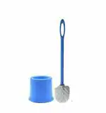 Harsh Pet Durable and Long Lasting Commode Cleaning Brush with Holder 42 x 8 x 42 cm (Blue)