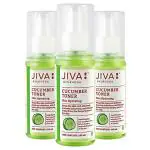 JIVA AYURVEDA Cucumber Water - Natural Toner For Men & Women - Hydates Skin - 100 ml Each - Pack of 3 Men & Women (300)