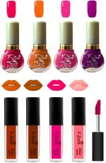 OUR BEAUTY Nail Polish And Lipstick Combo 64 (Pack Of 4)