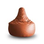 Style Homez GAMER, Premium Leatherette XXL Bean Bag Gaming Chair Tan Color, Cover Only