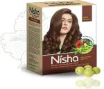 Nisha Henna Based Hair Colour For Women & Men 60 gm BOX (Pack OF 1) , Dark Brown