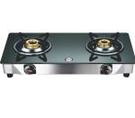 DP SUNFLOWER Glasstop 2 burner gas stove in modern style Glass Manual Gas Stove  (2 Burners)