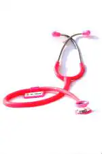 Dr. Head Care Pediatric Dual Head Aluminum Stethoscope Pink colour For all Doctors, Students, Nurses etc.