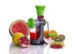 STELITE Mini Plastic juicer Mini Hand juicer Fruit and Vegetable Manual Vacuum Locking System Travel juicer Machine - Green Colour (Mini Juicer Pro)