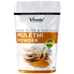 Vihado Natural Licorice Root Powder (mulethi) Hair Shine Hair-Fall Treatment Hair Pack 500g (Pack of 1)