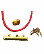 Zoltamulata Bhaichara Sneha Bridhi Kavach and Gemstone Yantra with Pooja Packet, Instruction Manual