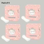 Cotton Hugs Anion Pads From Women to Women For Women, Super Absorbent Fea Ther Soft Chlorine Free (Pack of 4)