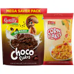Kwality Choco Flakes 1 Kg and Corn Flakes 500g