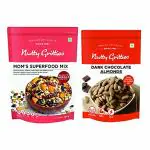 Nutty Gritties Moms Superfood Mix 200 g And Dark Chocolate Almonds 100 g ( Pack Of 2)
