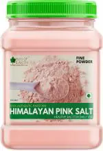 Bliss of Earth 1KG Fine Powder Pakistani Himalayan Pink Salt Non Iodised for Weight Loss & Healthy Cooking, Natural Saindha Namak