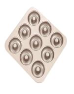 Wofier Non Stick Aluminium Doughnuts Donut Mould Tray Silver 9 Slot