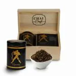 Chai Craft Aquarius Zodiac Collection Exotic Tea Flavours In Wooden Gift Box - Peach Mango Green Tea