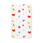 Zizuka Cotton Muslin Swaddle /Towel /Blanket for Newborn Baby -Red Fruit Print
