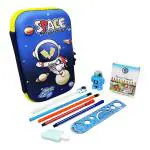 PARTEET Colors Pencil Combo Kit (1 x Pencil Case, 2 x Pencil Eraser, 2 x Sketch, 1 x Scale, 1 x Sharpner, 1 x Highlighter, 1 x Space Pen, 1 x Space 2in1 Eraser Sharpner, 12 Colour Pencils)