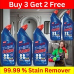 BLISS & BLUSH Toilet Cleaner blue 2500ML Suitable for Toilet Bowls, Non-toxic, 99.9% Kills germs & bacteria, Long-lasting fragrance