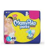 Mamypoko standard baby diaper pants- L (46 pieces)