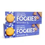 UNICO FOODS Healthy Diet Millet Cookies| No Added No Sugar & Maida (Pack of 2)