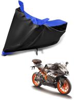 Auto Hub Bike Body Cover for KTM RC 200 , Dustproof UV Protection water resistant Custom Fit Cover-(Black-Blue)