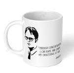 Akipi Dwight Schrute Quote The Office TV Show Ceramic Mug 11oz Designer Coffee Tea