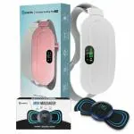 BRONTIX Period cramp relief massager with heating pad for back pain | crampfree- period cramp relief heater and massager | works as periods pain relief products | period heating pad | periods cramps relief machine