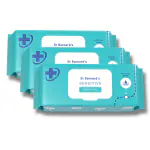 Dr Barnard's Sensitive Baby Water Wipes | 99.9% Pure Water Baby Wet Wipes | Suitable for Premature & Just Born Babies | Gentle, Pure and Soft | Unscented, Fragrance Free | For use on full body