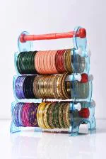 Shubh Empire Kart Multicolor Glass 6 Rod Bangle Organizer Stand