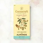 Cocoacraft 38 Percent Milk Chocolate With Almonds 80 G
