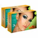Aryanveda Papaya Plump Facial Spa Kit For Exfoliates- Smooth & Hair Growth Protection 55g(Pack of 2)