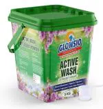GLOWSIO Active Wash Detergent Powder | Free Scoop | Preserve Fabric Shine, Easy Dissolve Detergent Powder 5 kg (Active Fresh)