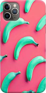 CustomEra Apple iPhone 11 Pro Max Multicolour Banana Design Polycarbonate Hard Case Back Cover
