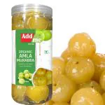 Add me Dry Amla Murabba 1kg Best Quality awla Preserve Without Syrup Amala Candy 1 kg Immunity Booster Pet jar