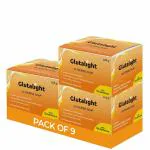 Glutalight Glycerin Soap| Glutathione | Kojic acid soap | Skin Brightening & Lightening Soap | With goodness of Black Castor| Bath Soap | Both for Men & Women (Pack of 9)