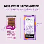 The Whole Truth - Assorted Chocolates - Pack of 6 Bars (2- Plain Chocolate, 2 Quinoa Crunchy Chocolate, 2 Fruit and Nuts Chocolate) - No added sugar, No chocolate compound, Sweetened with dates