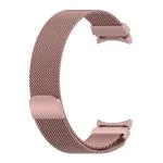 JOBINKA (Chain Watch 4 Strap Rose Pink) Stainless Steel Magnetic Smart Watch Strap Compatible with Samsung Galaxy Watch 4 / Watch 5 , 44mm, 40mm / Watch 5 Pro , 45mm/ Watch 4 Classic 42mm , 46mm Watch Strap (Rose Pink)