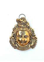 FLAIMYST Shiva Face Wall Hanging, Handcrafted Hindu Divine God Shiva face Wall Art - Embodying the Power and Symbolism of Lord Shiva.