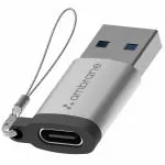 Ambrane USB Type C Female to USB Male OTG Adapter with 5 Gbps High-Speed Data Transfer