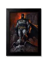 Blue Nexus Vintage Batman Poster Wall Poster with Wall Frame Room Art Painting Collection A4 size 10x13