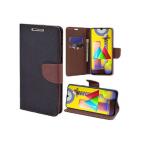 Fastship Imported Canvas Cloth Smooth Flip Cover for Nokia TA 1118 / Nokia 3.1Plus | Inside TPU & Inbuilt Stand | Wallet Back Cover Case Stylish Mercury Magnetic Closure - Black::Brown