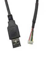 Ranz USB Cable 1.5 m E-USB Cable 202 is scanner cable (Compatible with Cogent 3M CIS 202 Iris scanner, Black, One Cable)Compatible Devices Computer, Mobile, Tablet