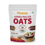 Pintola Oats 400g, Rolled Oats, Diet Food, Weight Management, Natural Whole Grain, High in Fibre & Protein, Jumbo Rolled Oats, Breakfast Cereals, Gluten Free Oatmeal, Dalia Porridge