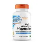 Doctor's Best High Absorption 100% Chelated Magnesium 100 mg - 240 Tablets