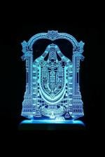 Arus Multicolor Lord Tirupati Balaji 3D Night Lamp