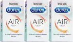 Durex Air Ultra Thin (3 Boxes, 10 Condoms in Each Box)