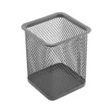 Abaj Black Pen Pencil Squared Shaped Desk Stand Holder